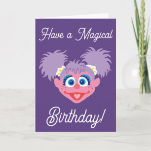 Abby Cadabby Gesicht Karte