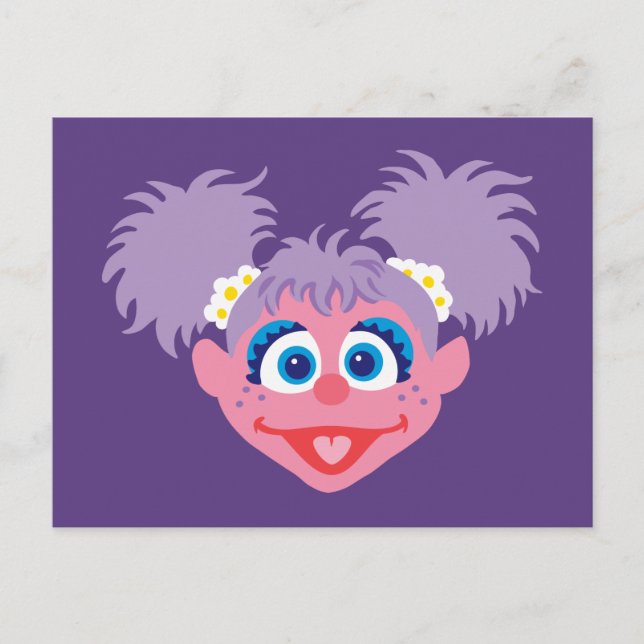 Abby Cadabby Gesicht Postkarte (Vorderseite)