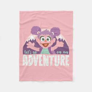 Abby Cadabby Lasst uns ein Abenteuer machen Fleecedecke