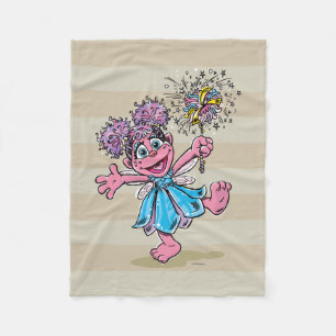 Abby Cadabby Retro Art Fleecedecke