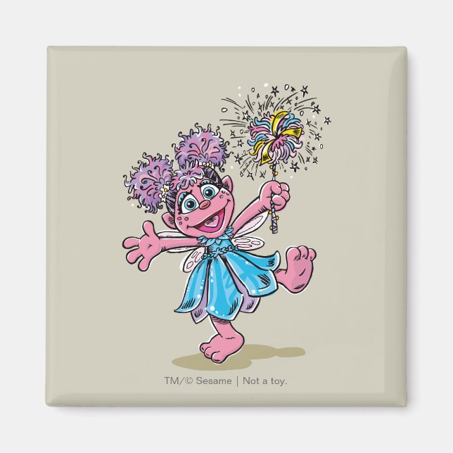 Abby Cadabby Retro Art Magnet (Vorne)