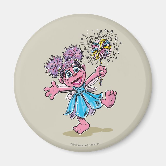 Abby Cadabby Retro Art Magnet (Vorne)
