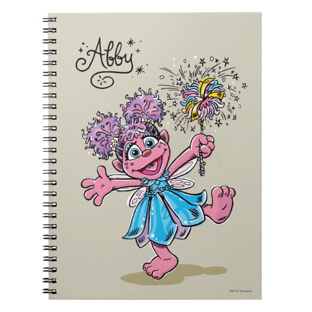 Abby Cadabby Retro Art Notizblock (Vorderseite)