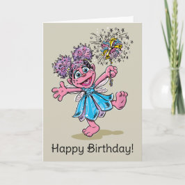 Abby Cadabby Retro-Kunst Karte