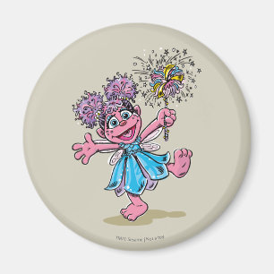 Abby Cadabby Retro-Kunst Magnet