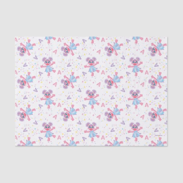 Abby Cadabby Sparkle Pattern Seidenpapier (Vorderseite)
