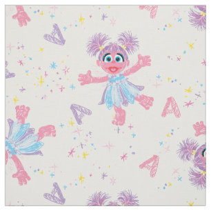 Abby Cadabby Sparkle Pattern Stoff