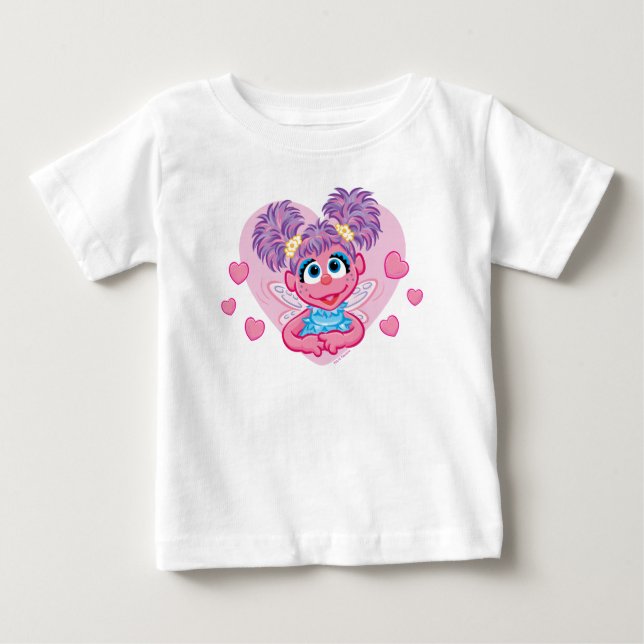 Abby Cadabby Valentine Hearts Graphic Baby T-shirt (Vorderseite)