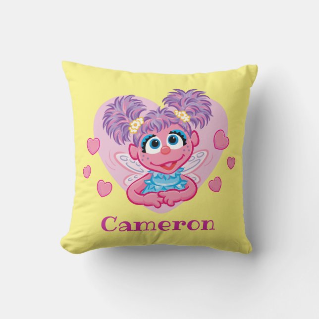 Abby Cadabby Valentine Hearts Graphic Kissen (Vorderseite)