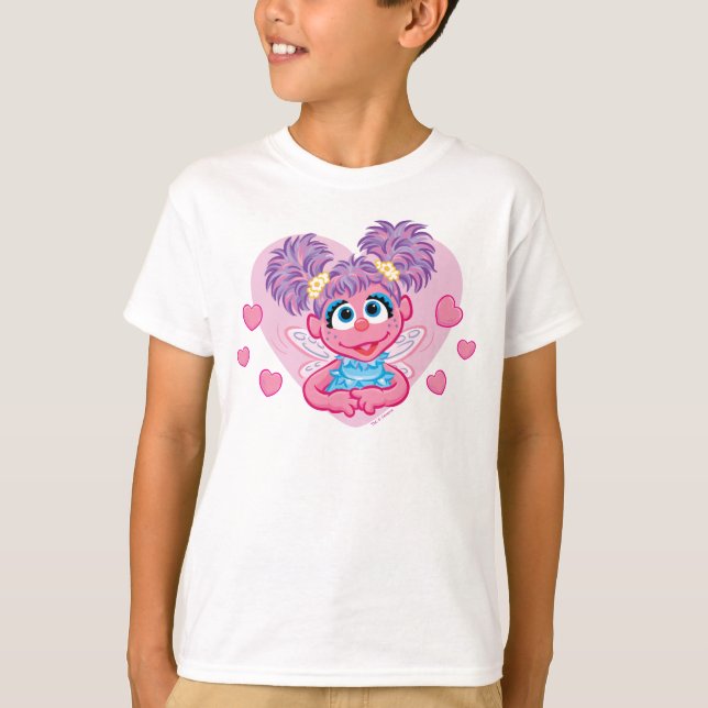 Abby Cadabby Valentine Hearts Graphic T-Shirt (Vorderseite)