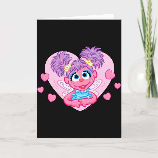 Abby Cadabby Valentinsherzen Grafik T-Shirt  Karte (Vorderseite)