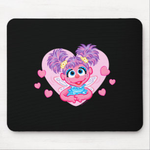 Abby Cadabby Valentinstag-Herzen Grafik T-Shirt Mousepad