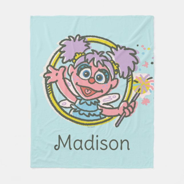Abby Cadabby Vintage Fleecedecke (Vorderseite)
