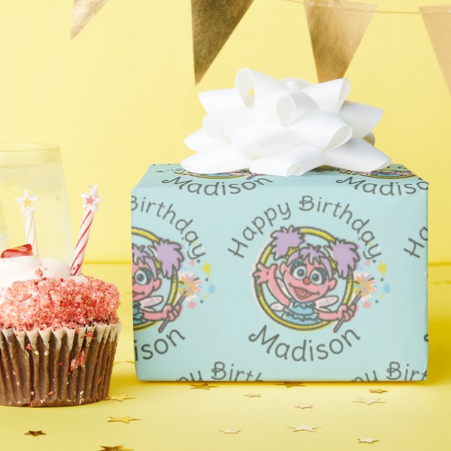 Abby Cadabby Vintage Geschenkpapier (Geburtstagsparty)