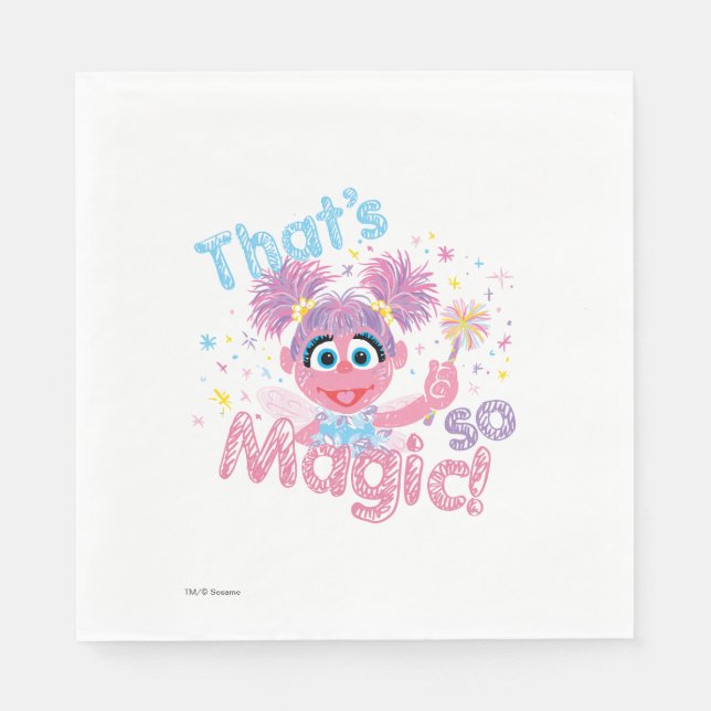 Abby Cadabby Wand Serviette (Vorderseite)