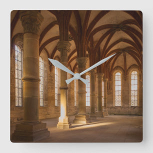 Abby Cloister-Architektur Deutschland Quadratische Wanduhr