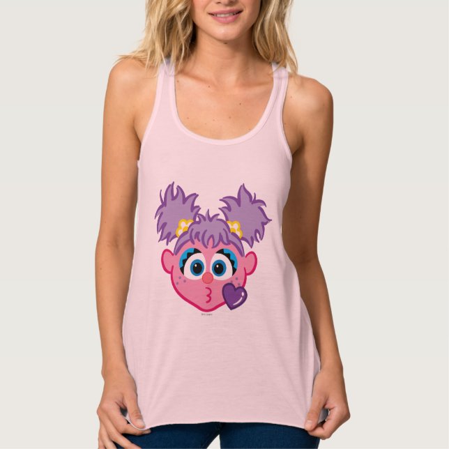 Abby Face Throwing a Kiss Tank Top (Vorderseite)