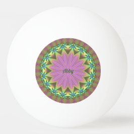 ABBY ~ Floral Pastel Shades ~ Ping Pong Ball Tischtennisball