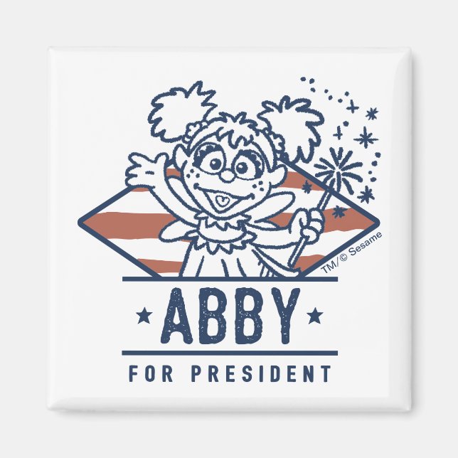 Abby für Präsident Magnet (Vorne)