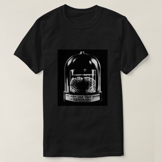 Abby Normal BLACK Poster T-Shirt (Design vorne)