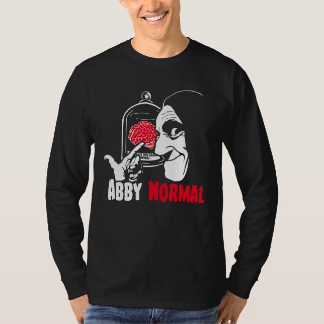 Abby Normal Brain Abnormales Weihnachtskostüm T-Shirt (Vorderseite)