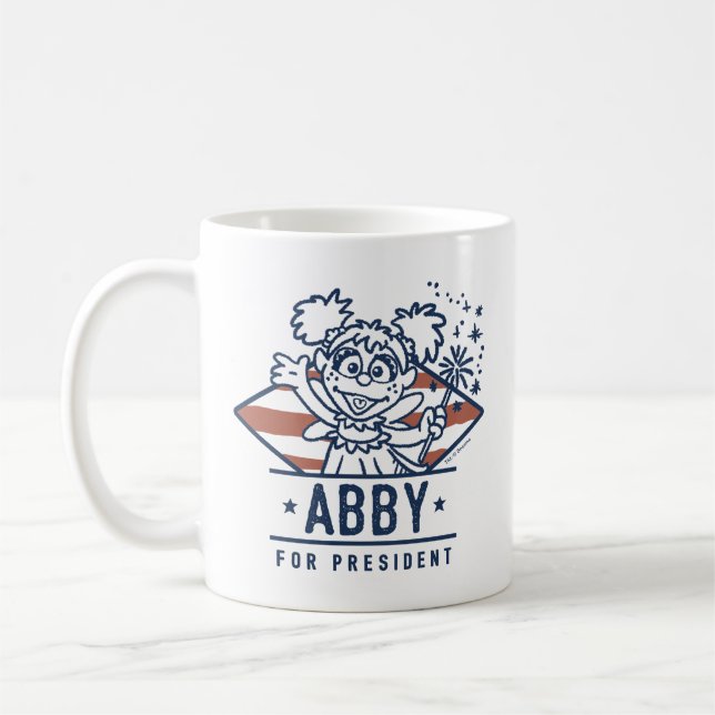 Abby zur Präsidentin Kaffeetasse (Links)