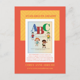 ABC AFFIRMATIONS POSTCARD POSTKARTE