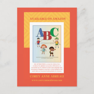 ABC AFFIRMATIONS POSTCARD POSTKARTE