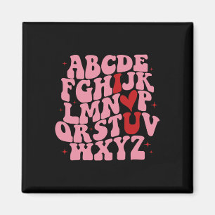 Abc Alphabet Ich Liebe Dich Englischlehrer Valenti Magnet