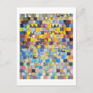 ABC (Alphabet), Paul Klee Postkarte