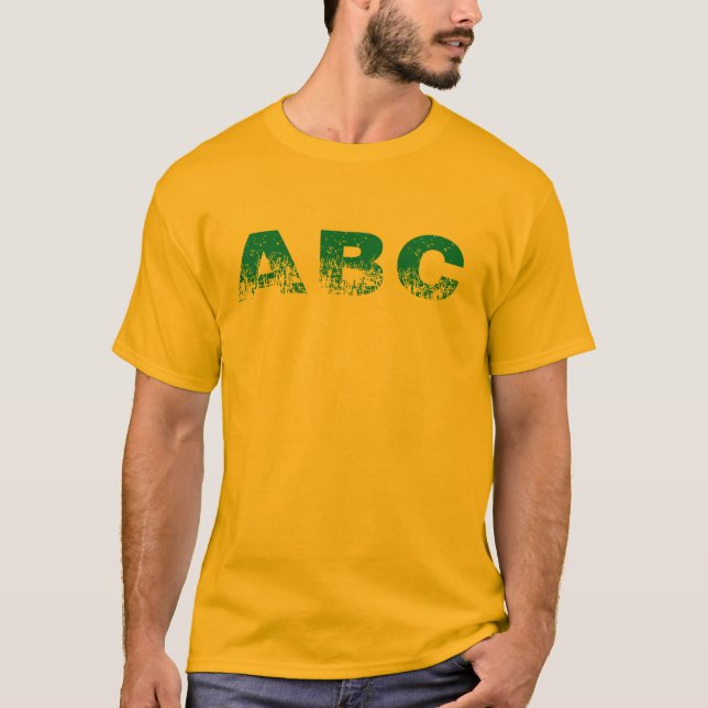 ABC-Alphabet T-Shirt (Vorderseite)