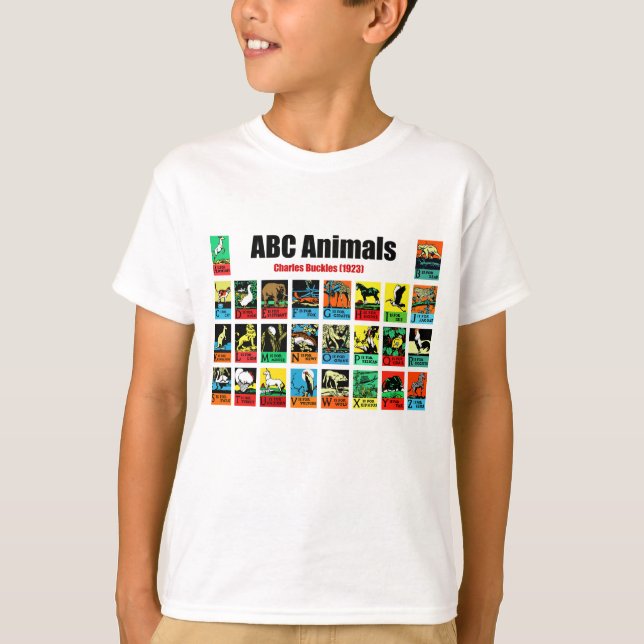 ABC Animals , Charles Buckles (1923) T-Shirt (Vorderseite)