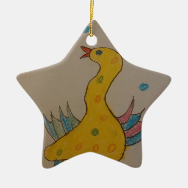 #ABC Art by Children, Osterherde Keramik Ornament (Vorne)