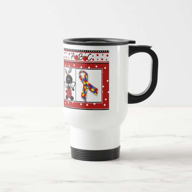 ABC Autismus Bewusstseinsbildung Tasse (Rechts)