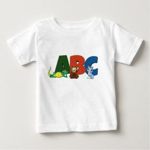 ABC Baby Fine Jersey White T - Shirt