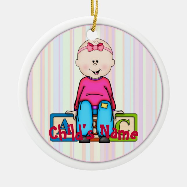 ABC-Baby Keramikornament (Vorne)