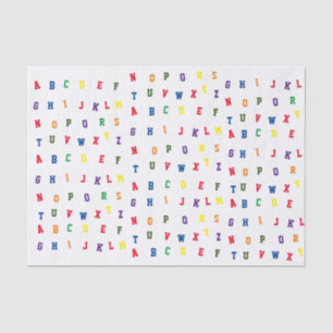 ABC Baby Shooter Tissue Paper Seidenpapier