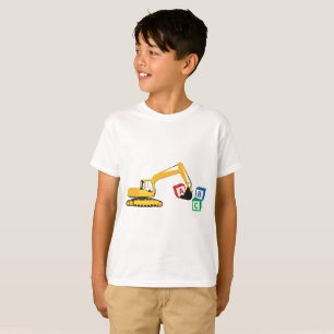ABC Baggerbauwagen T-Shirt