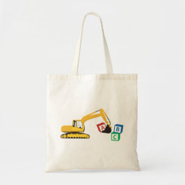 ABC Baggerbauwagen Tragetasche
