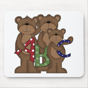 ABC-Bären Mousepad
