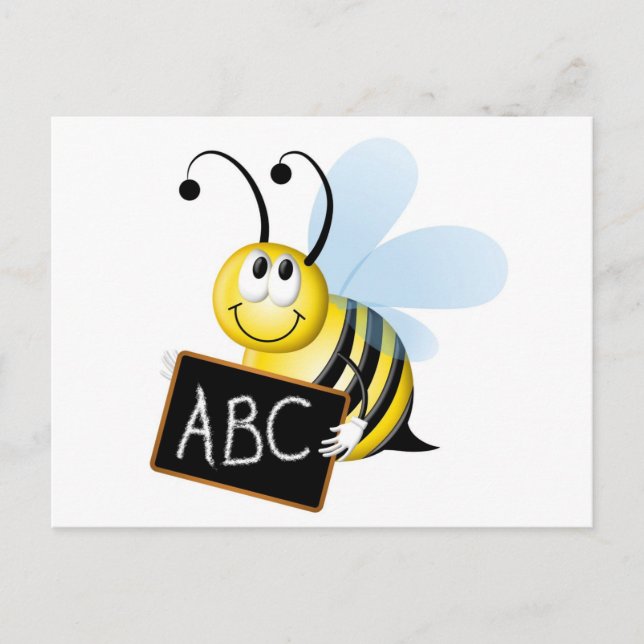 abc Bee Postkarte (Vorderseite)