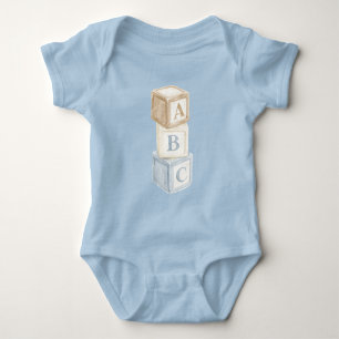 ABC-Blöcke Baby Strampler