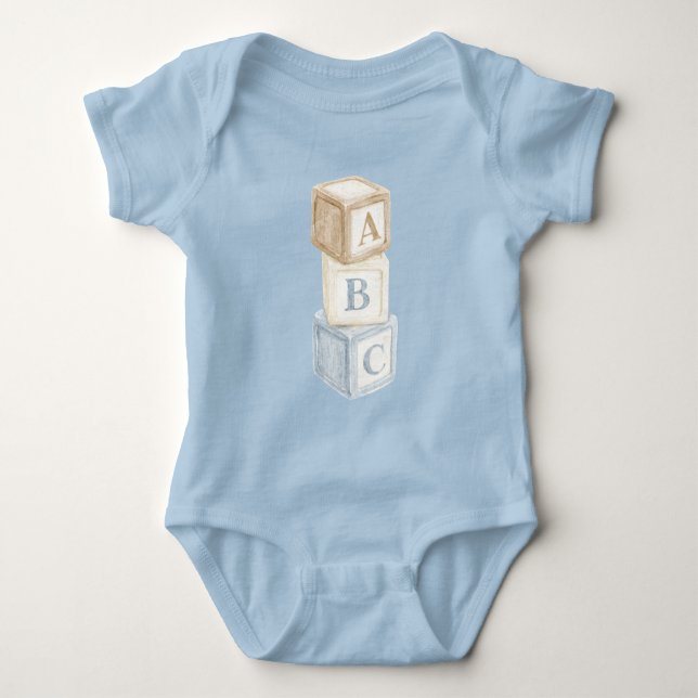 ABC-Blöcke   Baby Strampler (Vorderseite)