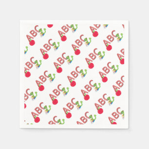 ABC Bookworm Serviette