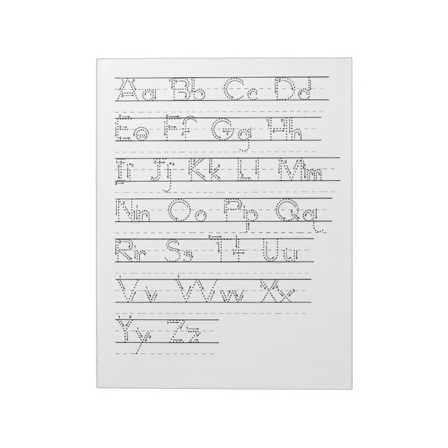 ABC-Briefbogen Notizblock (Rotiert)