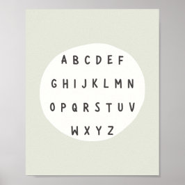 ABC-Buchstaben. Alphabet. Poster & Prints