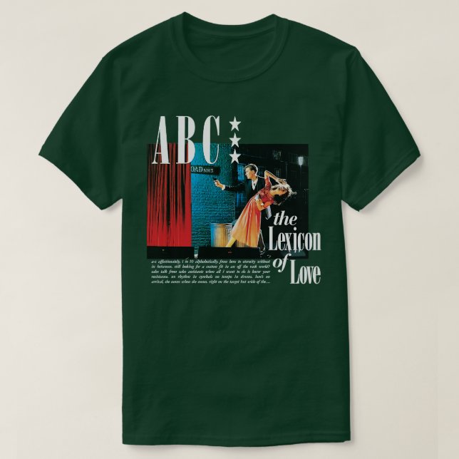 ABC Das Lexikon der Liebe T-Shirt (Design vorne)