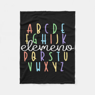 Abc Elemeno Kindergarten Lehrer Süße Geschenke Rüc Fleecedecke