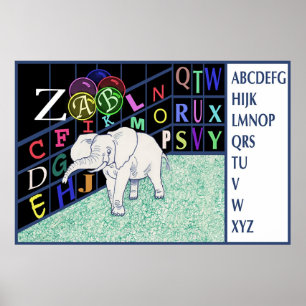 ABC ELEPHANT-Posten#140/pos Poster