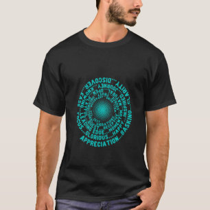 Abc fühlt sich gut im Inspirierten Vortex Abraham- T-Shirt